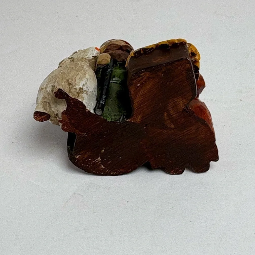 Miniature Resin Nativity Scene Figurine Set